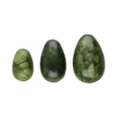 Jade Yoni Eier Pack aus grünem Jade, zum Nahrungsergänzung, von Vives de la Cortada S.L, mit glatter Oberfläche und natürlicher Struktur