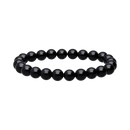 Vives de la Cortada S.L Obsidianarmband 8 mm aus Schmuck mit schwarzen Obsidianperlen, elegantes Armband für Damen und Herren