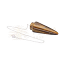 Vives de la cortada s.l tigerauge pendel in tropfenform mit silberkette und weißer perle aus natürlichen edelsteinen
