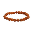 Rudraksha Armband aus 8 mm Perlen, spiritueller Schmuck für Schutz, Fokus und spirituelle Kraft, handgefertigt von Vives de la Cortada S.L