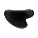 Vives de la Cortada S.L Gua Sha Obsidian Massagegerät, handgefertigtes Schmuckstück aus schwarzer Obsidianstein