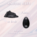 Vives de la Cortada S.L Obsidianarmband, 8 mm, schwarzes Schmuckarmband aus Obsidian Steinen, handgefertigt.