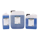 Drei blaue wäschereiniger blau containers von welltouch mit weißen etiketten und schwarzen verschlüssen bei manaf shop
