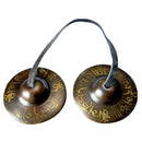 Mittlere Mantra Tingshas von Yak & Yeti, Musikinstrument mit klingendem Klang für Meditation und Rituale