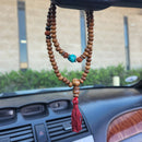 Yak & Yeti Gebetskette mit Perlen, handgefertigter Schmuck mit eleganten Perlen und traditionellem Design.
