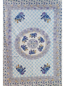 Yak & Yeti Mandala-Wandteppich mit Elefanten, bunter Wandteppich mit Mandala-Design und Elefantenmuster, handgefertigt