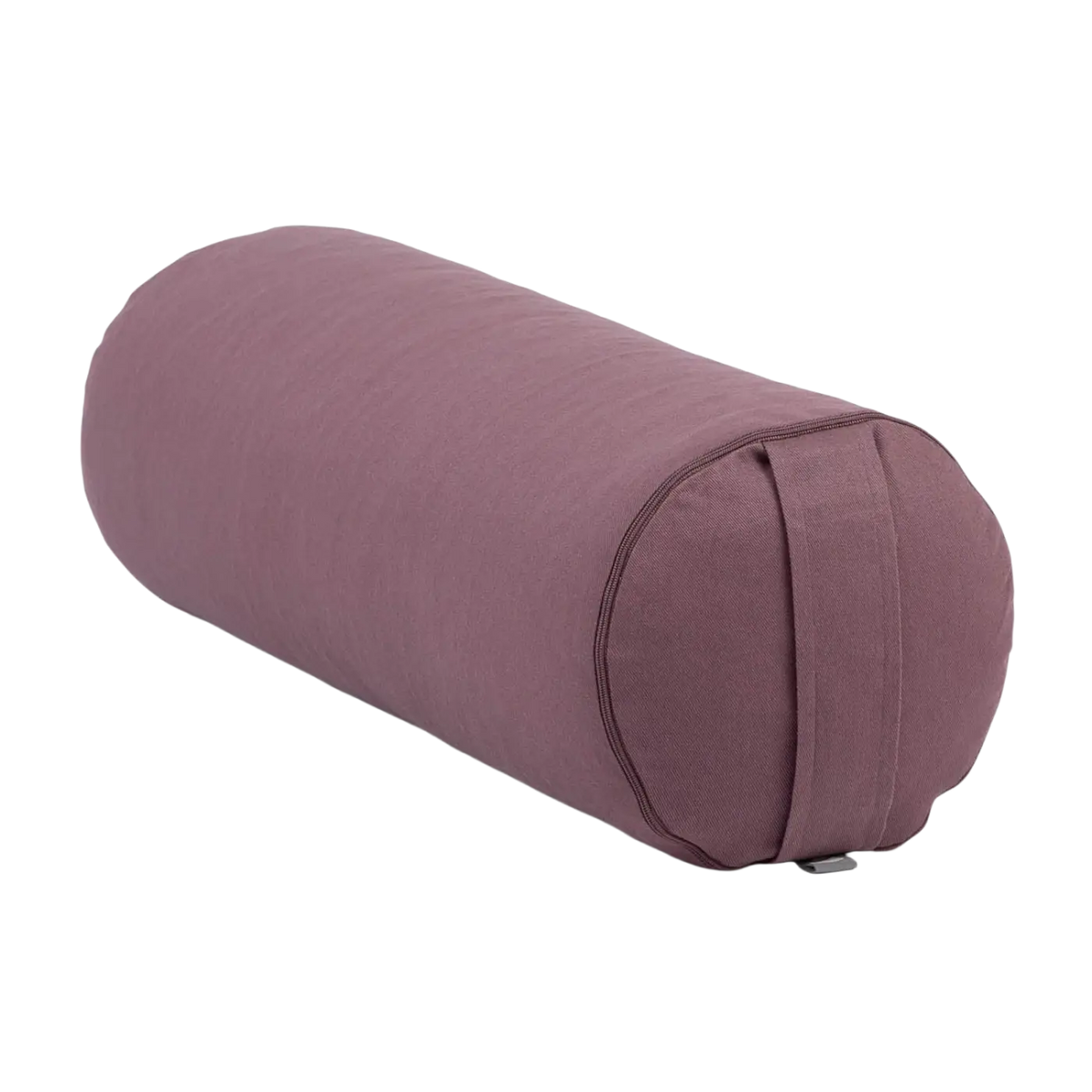 Bodynova Yoga Bolster ECO Dinkel in dustig-lila, plüschiges Yogakissen für Entspannung und Unterstützung während der Yoga-Praxis