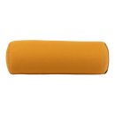 Ein solider senfgelber yoga bolster eco dinkel mit glatter stoffoberfläche für unterstützende yogaübungen