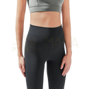 Schwarze yoga leggings schwarz 7/8 yula mit hoher taille aus ultra-soft myga eco fabric und subtilen nahtdetails