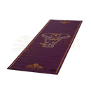 Purple yogamatte big elephant mit elefantenmotiv und gold embroidered bordüren aus der mana shop leela collection