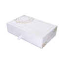Weißes rechteckiges Yoni-Amethyst-Eierpackung Zubehör für therapeutische Anwendungen, von Vives de la Cortada SCP.