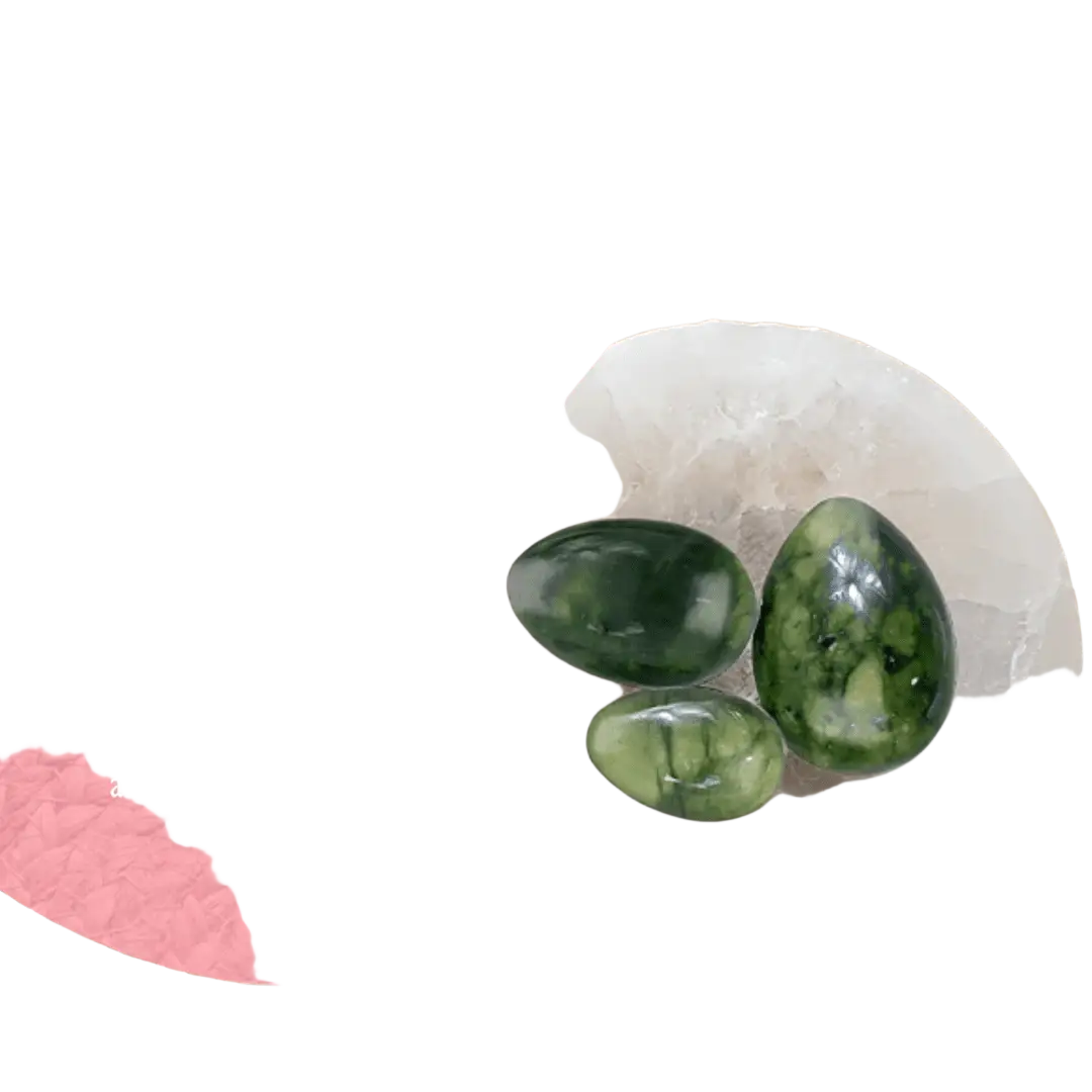 Yoni-Eier Set aus Rosenquarz, Kristalle für Beckenboden, Achtsamkeit und weibliche Selbstfürsorge, Vives de la Cortada S.L