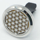 Zen'Arome Auto-Duftspender Clip'Arôme mit Blumen des Lebens Design, kabelloser Diffusor für angenehmen Auto-Duft