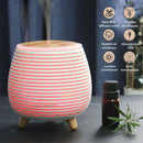Zen'Arome USB-Duft- und Aromadiffusor Lina, kompakter Diffusor für ätherische Öle, mit modernem Design und Beleuchtung