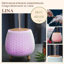 Zen'Arome USB-Duft- und Aromadiffusor Lina, kompakter Diffusor für ätherische Öle und Raumduft, in modernem Design