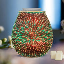 Zen'Arome Duftlampe mit elektrischem Duftölbrenner und Wachsschmelzer, elegantes Design für angenehme Raumdüfte