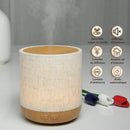 Zen'Arôme Alesia Leinen Duftlampe aus Leinwand mit Aromadiffuser, stilvolle Raumduftlampe für angenehme Raumdekoration