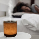 Zen'Arôme Alesia Leinen Duftlampe aus Leinwand mit Aromadiffuser und elegantem Design, ideal für entspannende Raumdüfte