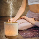Zen'Arôme Alesia Leinen Duftlampe aus Leinwand mit Aromadiffuser für angenehme Raumdüfte, stilvoll und funktional.
