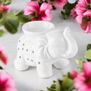 Zen'Arome Duftlampe aus weißer Keramik mit Tandor Wachswärmer für Duftwachse und Aromatherapie, elegante Raumduftlampe