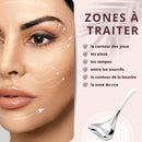 GesichtsguaSha-Massagegerät aus Edelstahl von Zen'Arôme, ergonomisch geformt für Gesichts- und Hautpflege.