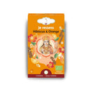 Bio-Kräutertee-Infusion Zen'Arome Ich Fühle mit Hibiskus und Orange, 16 Beutel, entspannender Tee in Teebeutel.