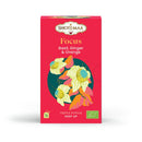 Bio-Kräutertee-Infusion Zen'Arôme Focus mit Basilikum, Ingwer und Orange, frisch gebrüht in einer Tasse.