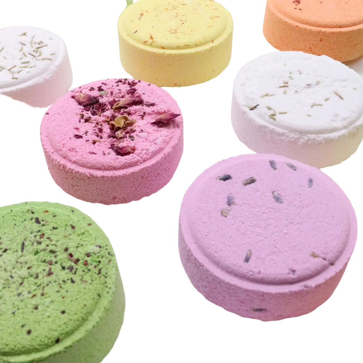 Badebombe Zen Dusch-Dufttabletten Lavendel Ruhesturm von AWGifts Europe, 50 g, mit Lavendelduft und entspannender Wirkung
