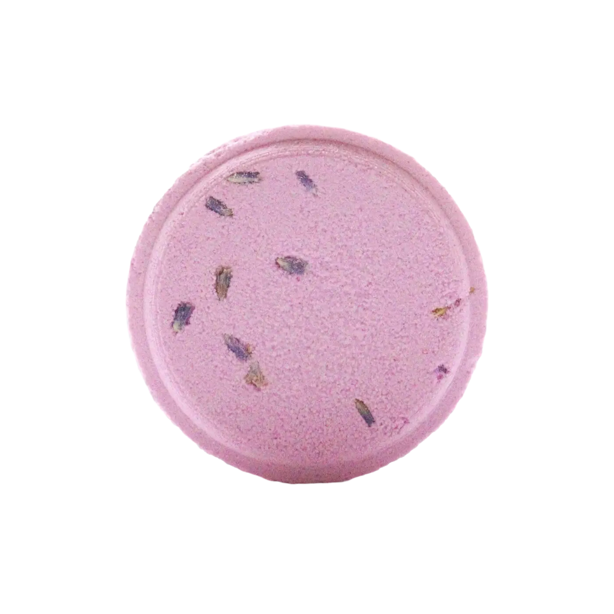 Weiße runde Badebombe Zen Dusch-Dufttabletten Serenity Soak von AWGifts Europe, ideal für entspannende Baderlebnisse.