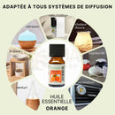 Kleine bernsteinflasche zen arome ätherisches süßorangenöl 100 % natürlich 10 ml kaltpressung für kaltdiffusion