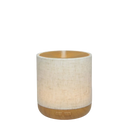 Zen'Arôme Alesia Leinen Duftlampe auf Leinwand, Aromadiffuser für angenehmen Raumduft, elegante Design