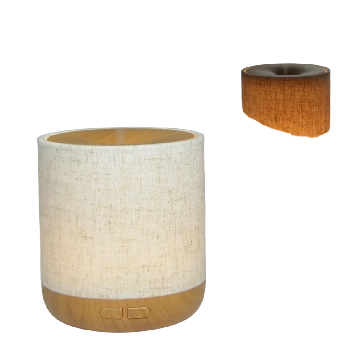 Zen'Arôme Alesia Leinen Duftlampe aus Leinwand, Aromadiffuser für angenehme Raumduft-Atmosphäre