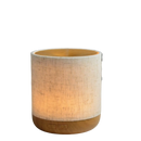 Zen'Arôme Alesia Leinen Duftlampe auf Leinwand, stilvolle Aromadiffuser mit eleganter Gestaltung und natürlichem Design.