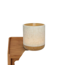 Zen'Arôme Alesia Leinen Duftlampe aus Leinwand mit Aromadiffuser, stilvolles Design für angenehmen Raumduft