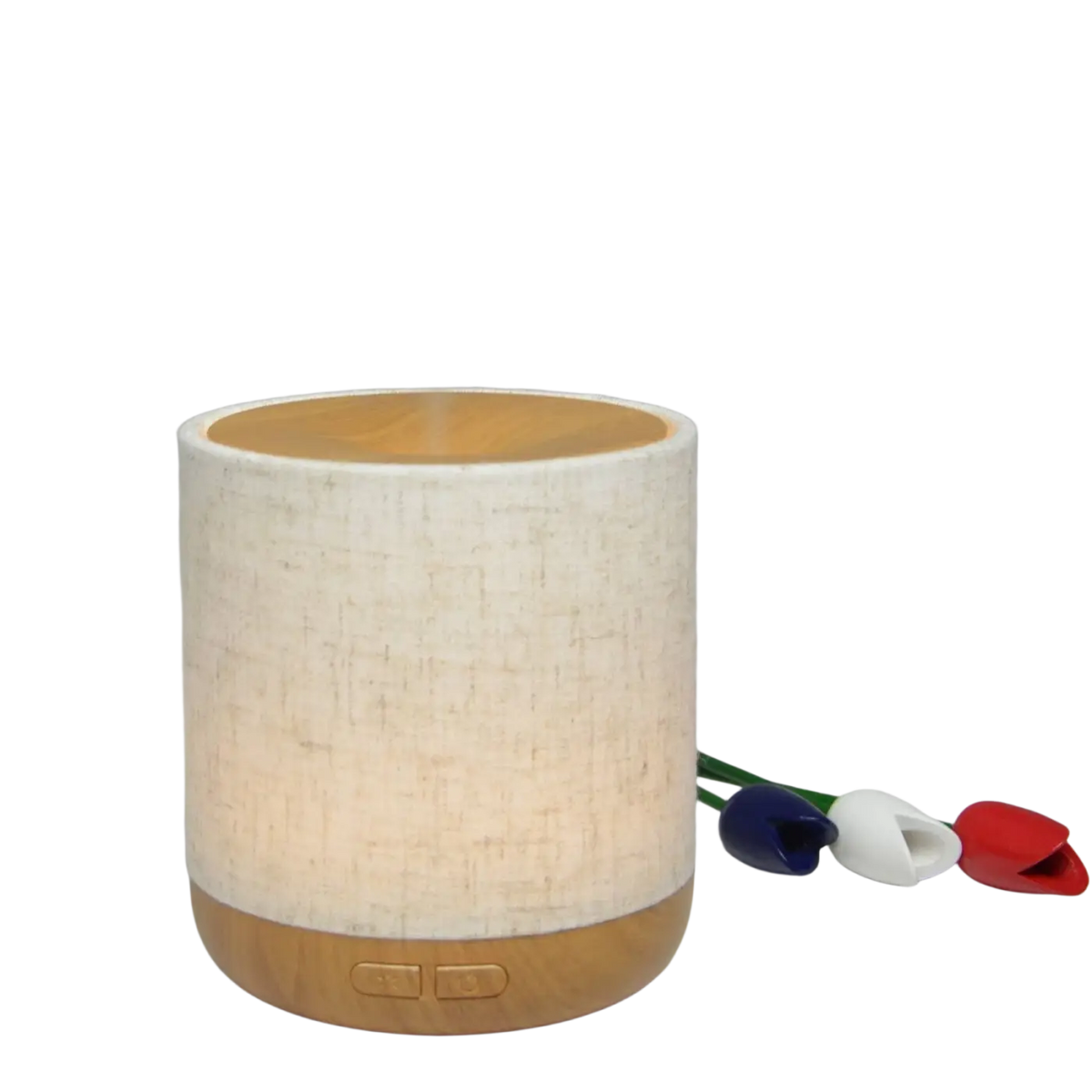 Zen'Arôme Alesia Leinen Duftlampe auf Leinwand, eleganter Aromadiffuser für angenehme Raumdüfte, stilvoll und dekorativ