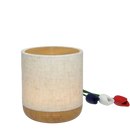 Zen'Arôme Alesia Leinen Duftlampe auf Leinwand, eleganter Aromadiffuser für angenehme Raumdüfte, stilvoll und dekorativ