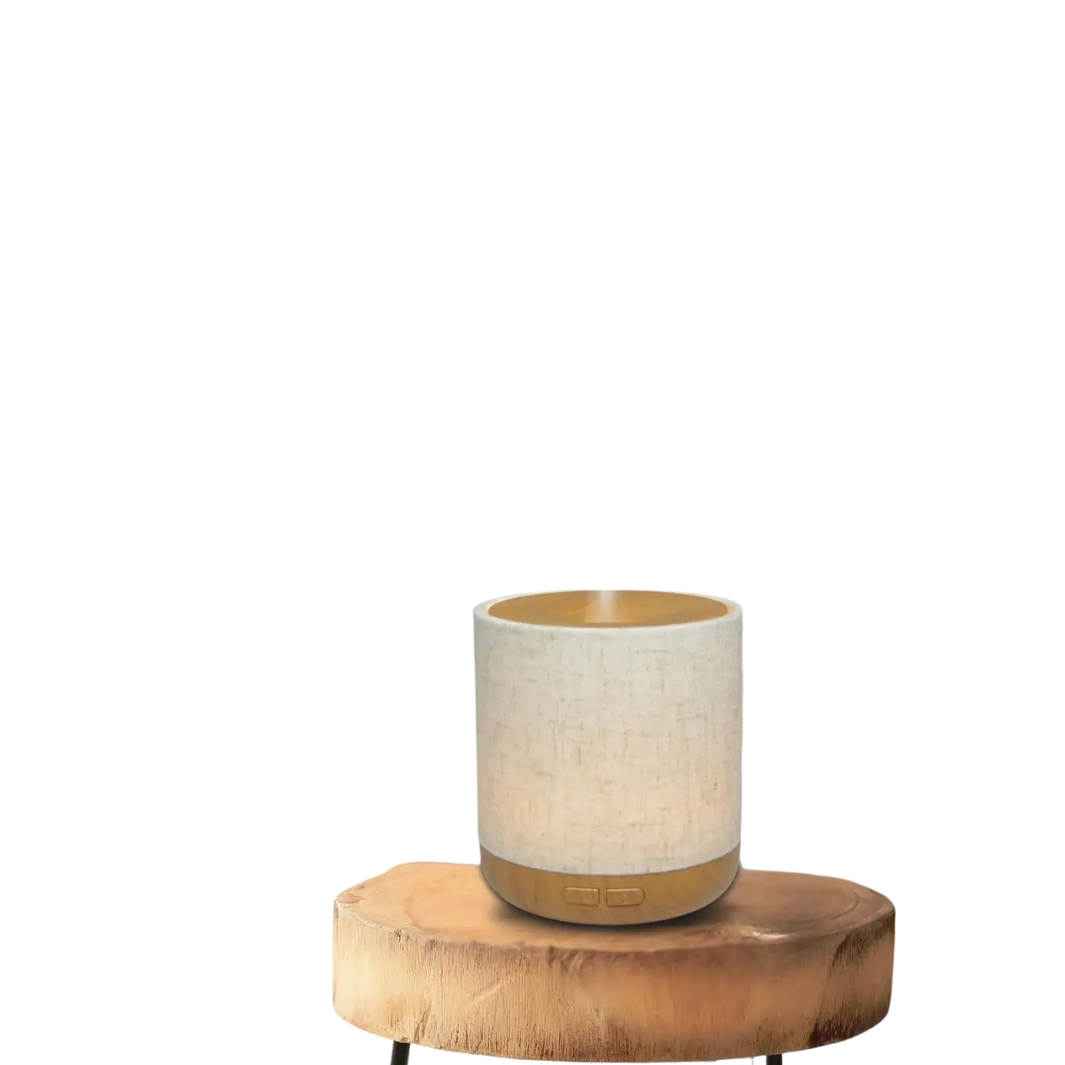 Zen'Arôme Alesia Leinen Duftlampe auf Leinwand, aromatischer Diffusor für ätherische Öle, stilvolle Raumduftlampe