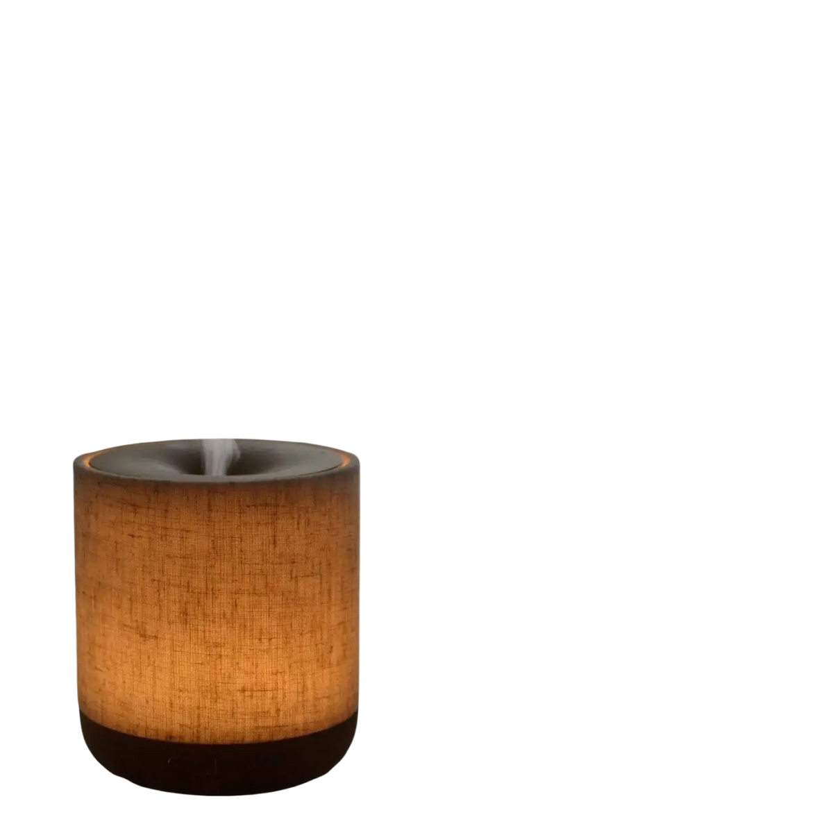 Zen'Arôme Alesia Leinen Duftlampe aus Leinwand, Aromadiffuser mit elegantem Design und Diffusor für ätherische Öle