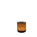 Aromadiffusor Zen'Arôme Alesia aus Leinenstoff und Leinwand, Duftlampe mit warmer Lichtquelle, stilvolles Design