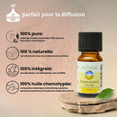 Amberglasflasche mit schwarzem verschluss und zen arome energisante synergie belebendes ätherisches öl ohne terpenentfernung