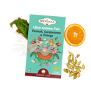 Turquoise rechteckige box shotima herbal infusion libre comme l’air bio kräutertee entspannende infusion libre
