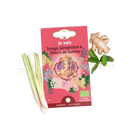 Vibrante rote bio kräutertee-infusion von zenarome mit ganesha illustration unterstützt das immunsystem