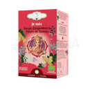 Vibrante rote und pinke box zen’arome bio kräutertee-infusion ich bin mit ganesha und ayurvedischem salbei ingwer für immunsystem