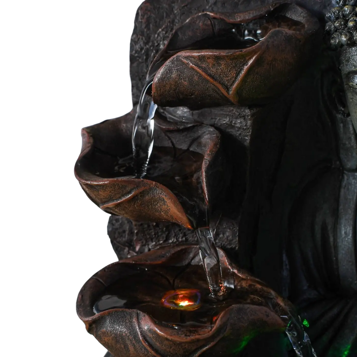 Zen'Arome Buddha-Brunnen Dekoration für spirituelle Zen-Ambiente, perfekt als Geschenkidee für ruhige, meditative Räume.