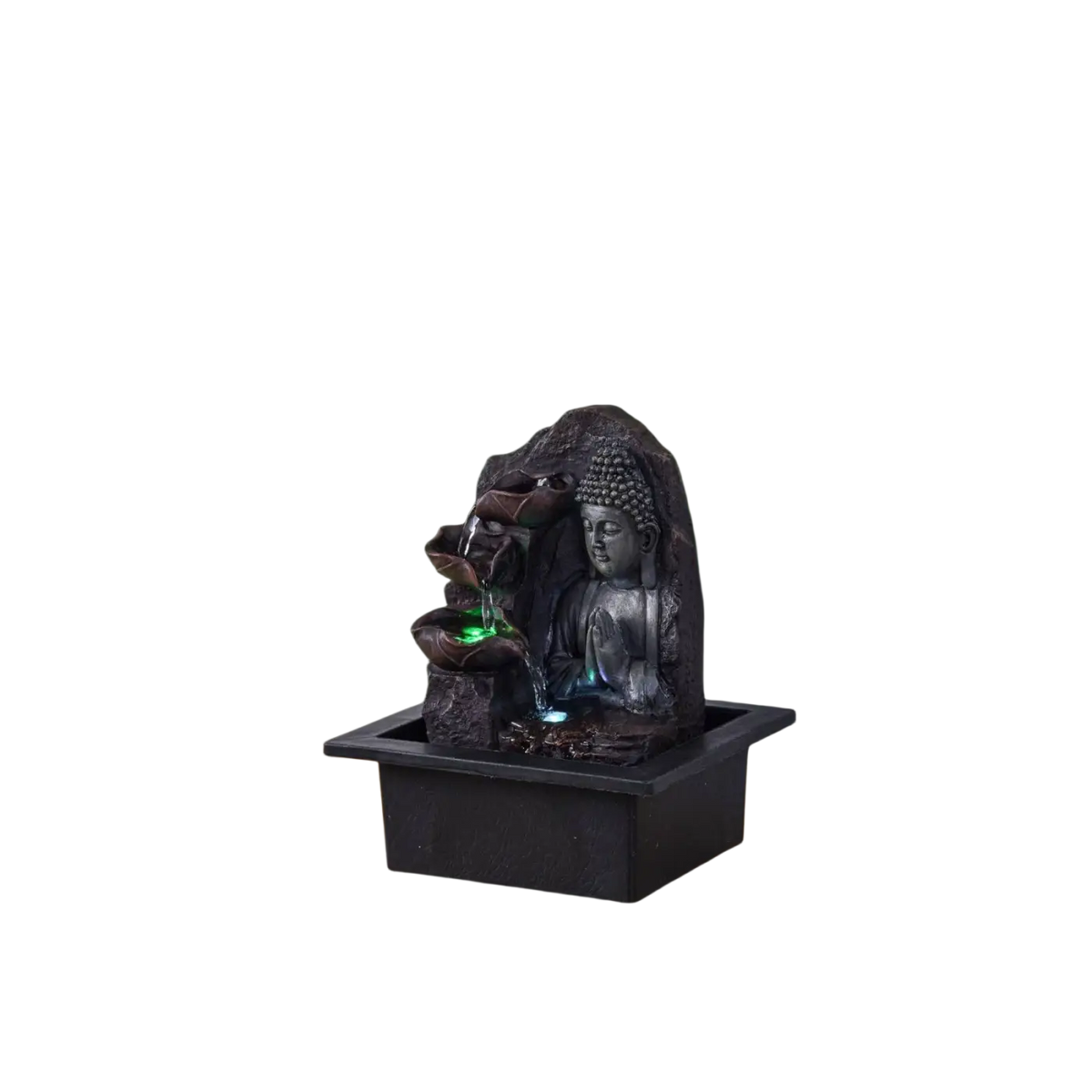 Zen'Arome Buddha-Brunnen aus Dekoration, mit spirituellem Design, ideal als Geschenk für eine ruhige Zen-Ambiente.