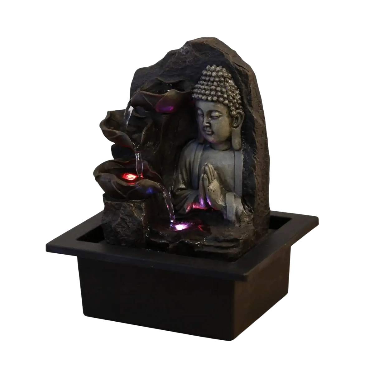 Zen'Arome Buddha-Brunnen Dekoration für spirituelle Zen-Atmosphäre, ideales Geschenk für meditative Räume und entspannte Umgebungen