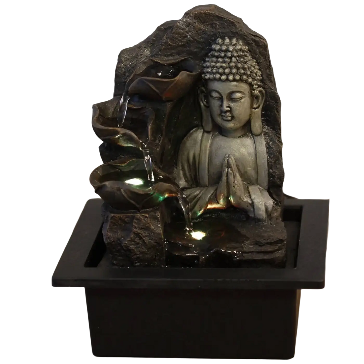 Zen'Arome Buddha-Brunnen aus Dekoration, fördert spirituelle Atmosphäre, ideal als Geschenk und für Zen-Ambiente.