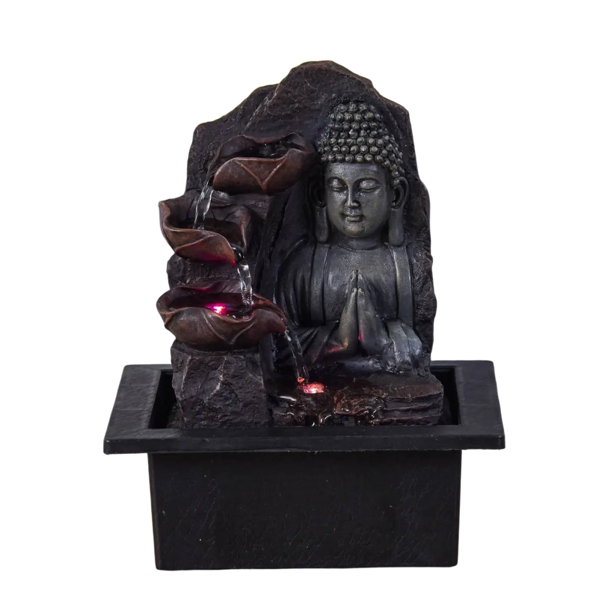 Zen'Arome Buddha-Brunnen aus Dekoration mit spirituellem Design, ideal für Zen-Ambiente und Geschenkideen