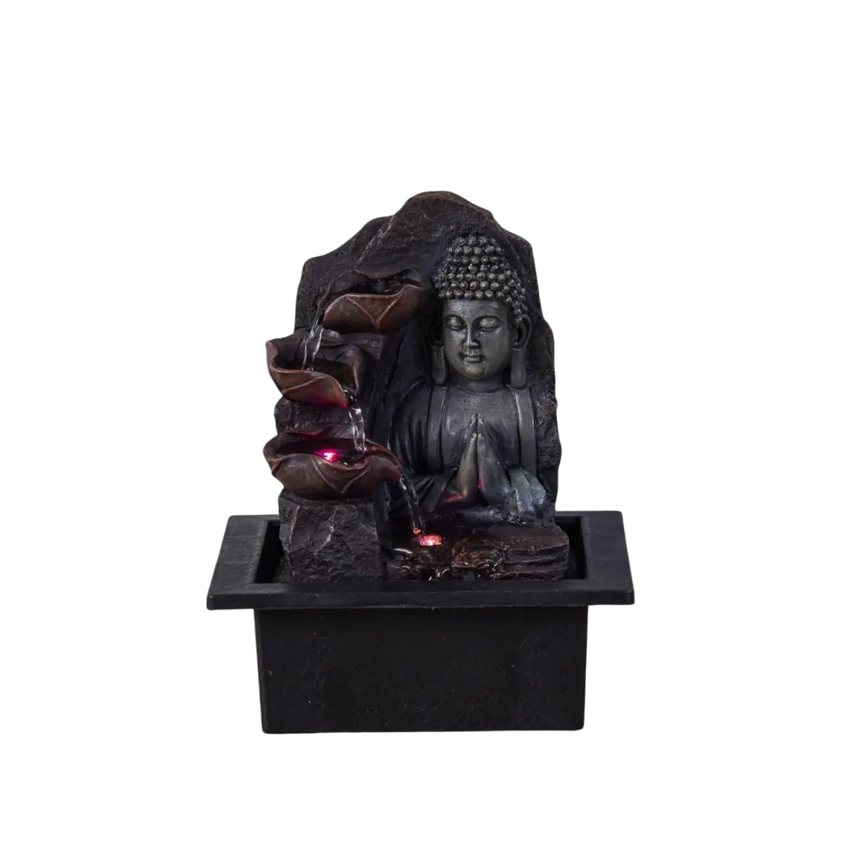 Zen'Arome Buddha-Brunnen Dekoration für spirituelle Zen-Ambiente, ideale Geschenkidee für Meditation und Ruhe.