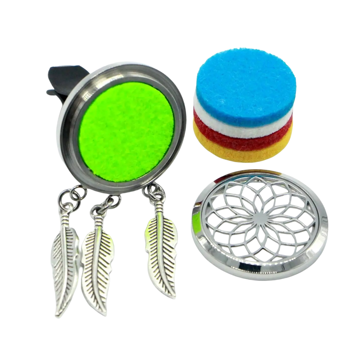 Zen'Arome Auto-Diffusor Clip'Arôme mit Traumfänger, tragbarer Duftspender für das Auto, in stilvollem Design